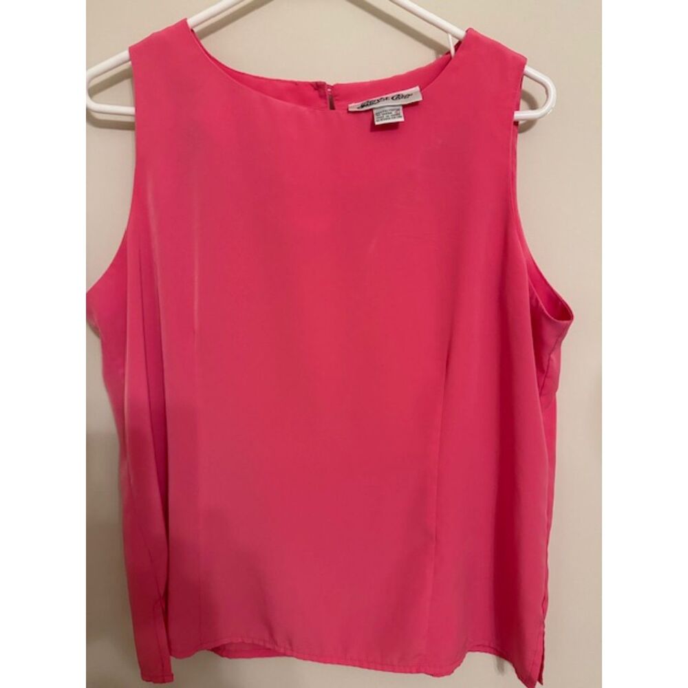 Yves St. Clair bright pink tank - size Large